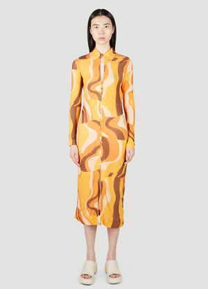 Rejina Pyo Sana Dress Orange rej0251008