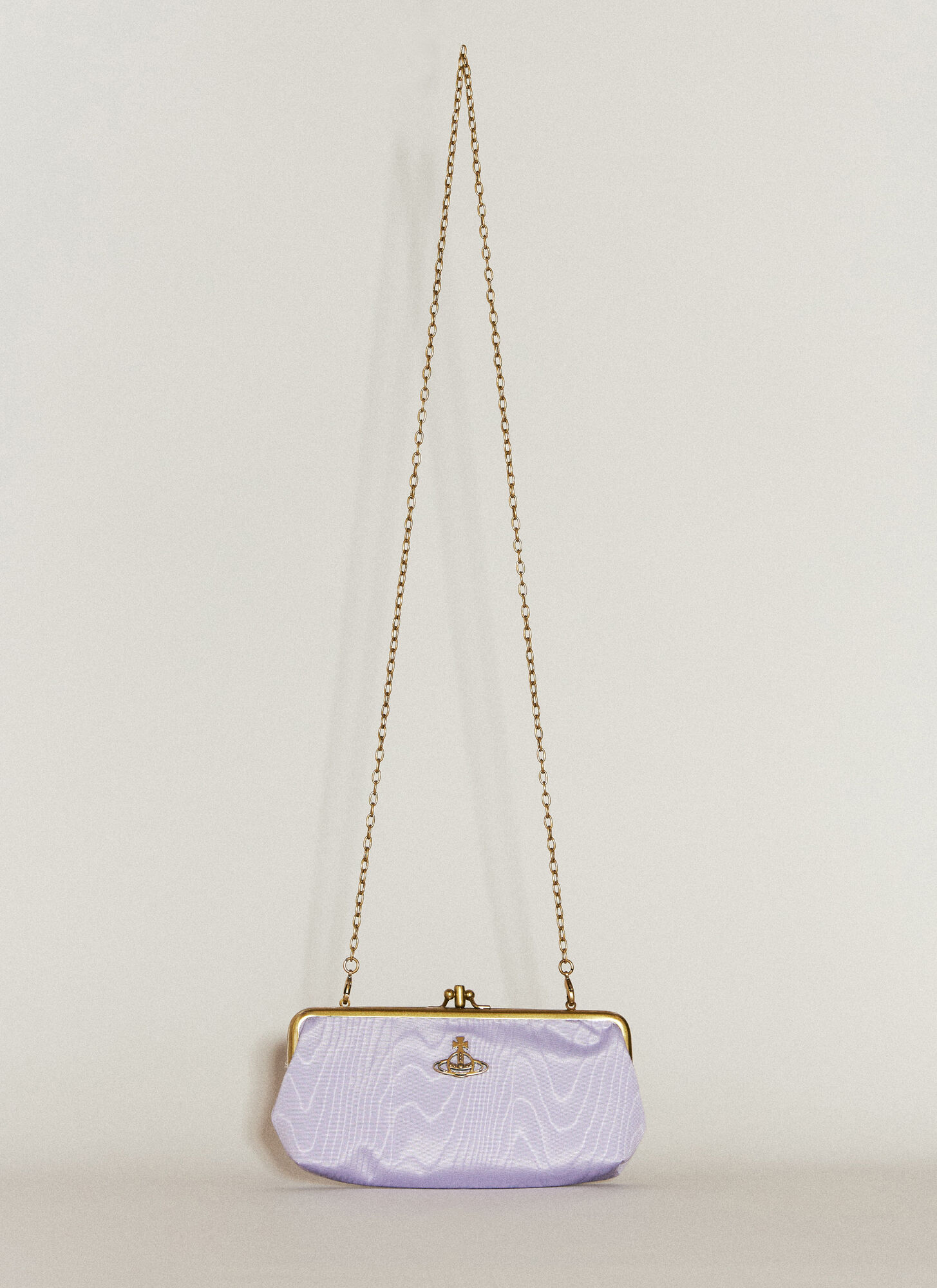 Shop Vivienne Westwood Db Frame Chain Bag In Purple