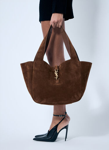 Saint Laurent Le 5 À 7 베아 숄더백 브라운 sla0259098