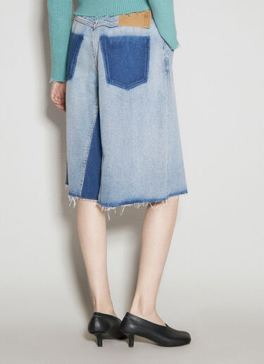 MM6 Maison Margiela 데님 조절끈 버뮤다 쇼츠 블루 mmm0255013