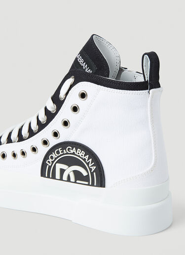 Dolce & Gabbana Portofino 高帮运动鞋 白色 dol0245026