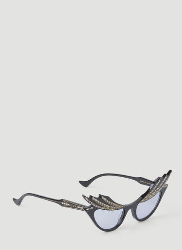 Gucci Hollywood Forever 猫眼太阳镜 黑 guc0247360