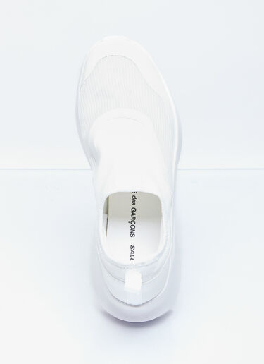 Comme Des Garçons x Salomon 슬립온 플랫폼 스니커즈  화이트 cds0354002