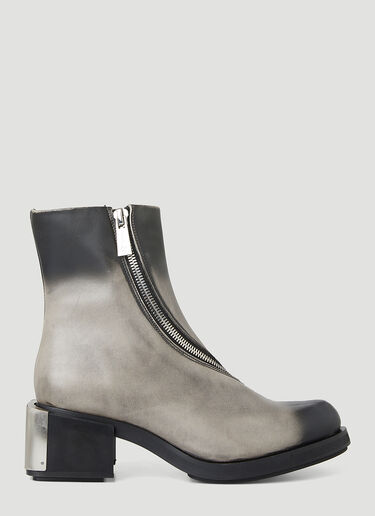 GmbH Sprayed Zip Ankle Boots Grey gmb0150004