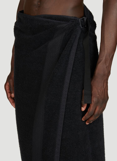 Balenciaga Towel Skirt Black bal0355001