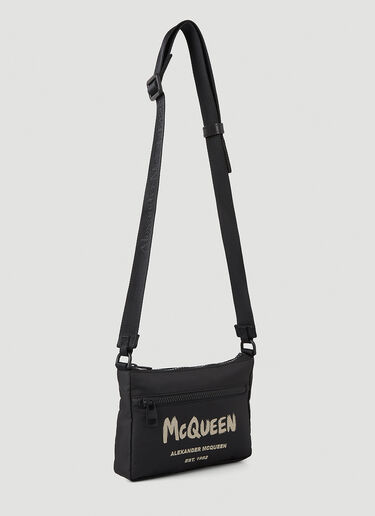 Alexander McQueen Skull Print Phone Bag Black amq0147059