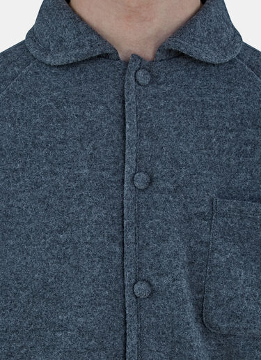 Thom Browne Bal Collared Wool Bouclé Jacket Grey thb0125008