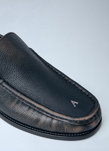 Acne Studios Leather Loafers Dark Brown acn0164019