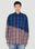 Yohji Yamamoto Bleached Flannel Shirt Black yoy0152010