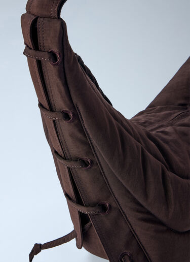 LN-CC® - Lemaire: Medium Soft Game Bag - Brown Lemaire Medium Soft Game Bag Brown lem0166036