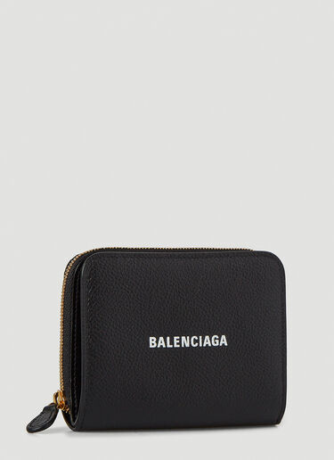 Balenciaga Cash Zip-Around Wallet Black bal0245067