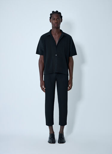 Pleated Shirt Homme Plissé Issey Miyake Pleated Shirt Black hmp0162003