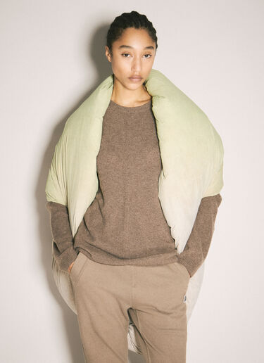 Moncler x Rick Owens Donut Down Shawl Green mcs0355002
