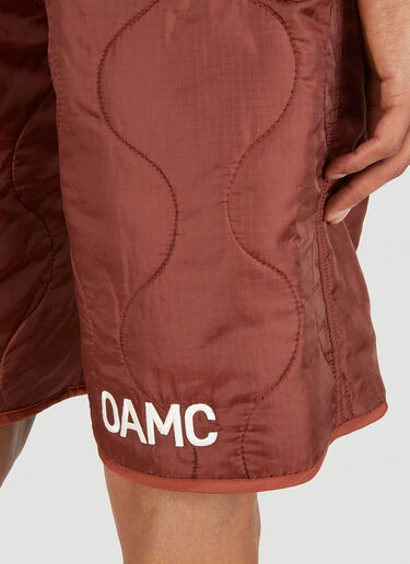 OAMC RE-WORK Peacemaker 绗缝短裤 红 omr0148008
