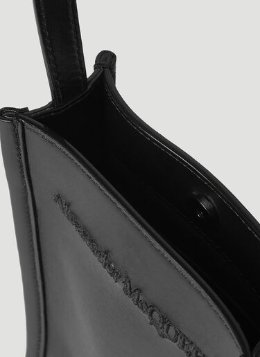 Alexander McQueen Embroidered-Logo Mini Crossbody Bag Black amq0146055