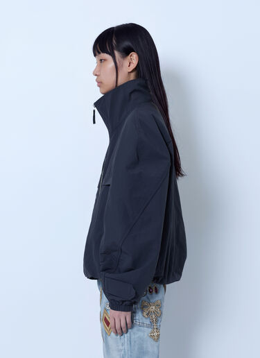 LN-CC® - Acne Studios: Nylon Logo Jacket - Navy Acne Studios Nylon Logo Jacket Navy acn0265066