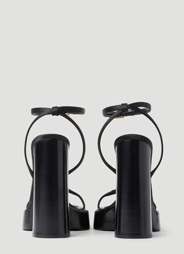 Saint Laurent 플라츠 하이힐 샌들 블랙 sla0251173