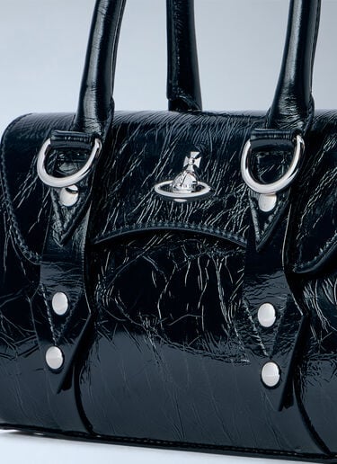 LN-CC® - Vivienne Westwood: Bettina Mini Crossbody Bag - Black Vivienne Westwood Bettina Mini Crossbody Bag Black vvw0266016