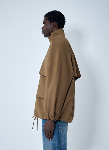 Technical Stand Collar Jacket Lacoste Technical Stand Collar Jacket Camel lac0162012