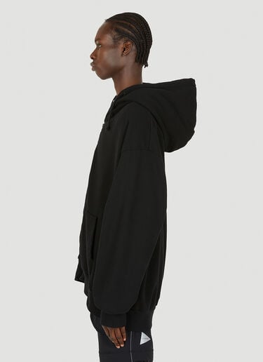 UNDERCOVER Double Zip Hooded Sweatshirt Black und0148004