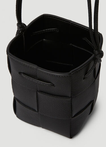Bottega Veneta Cassette Mini Bucket Shoulder Bag Black bov0249141