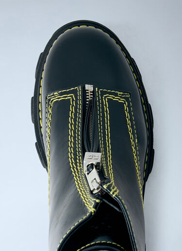 LN-CC® - GANNI: Cleated Boots - Black GANNI Cleated Boots Black gan0266016