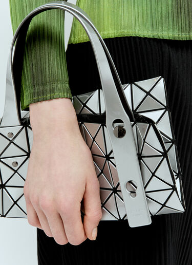 Bao Bao Issey Miyake 프리즘 베이식 토트백 실버 bao0256008