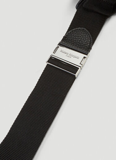 Maison Margiela Oversized Leather Belt Bag Black mla0139046
