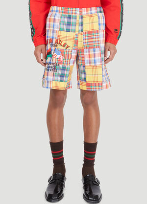 Champion Tears Check Bermuda Shorts Yellow cht0146011