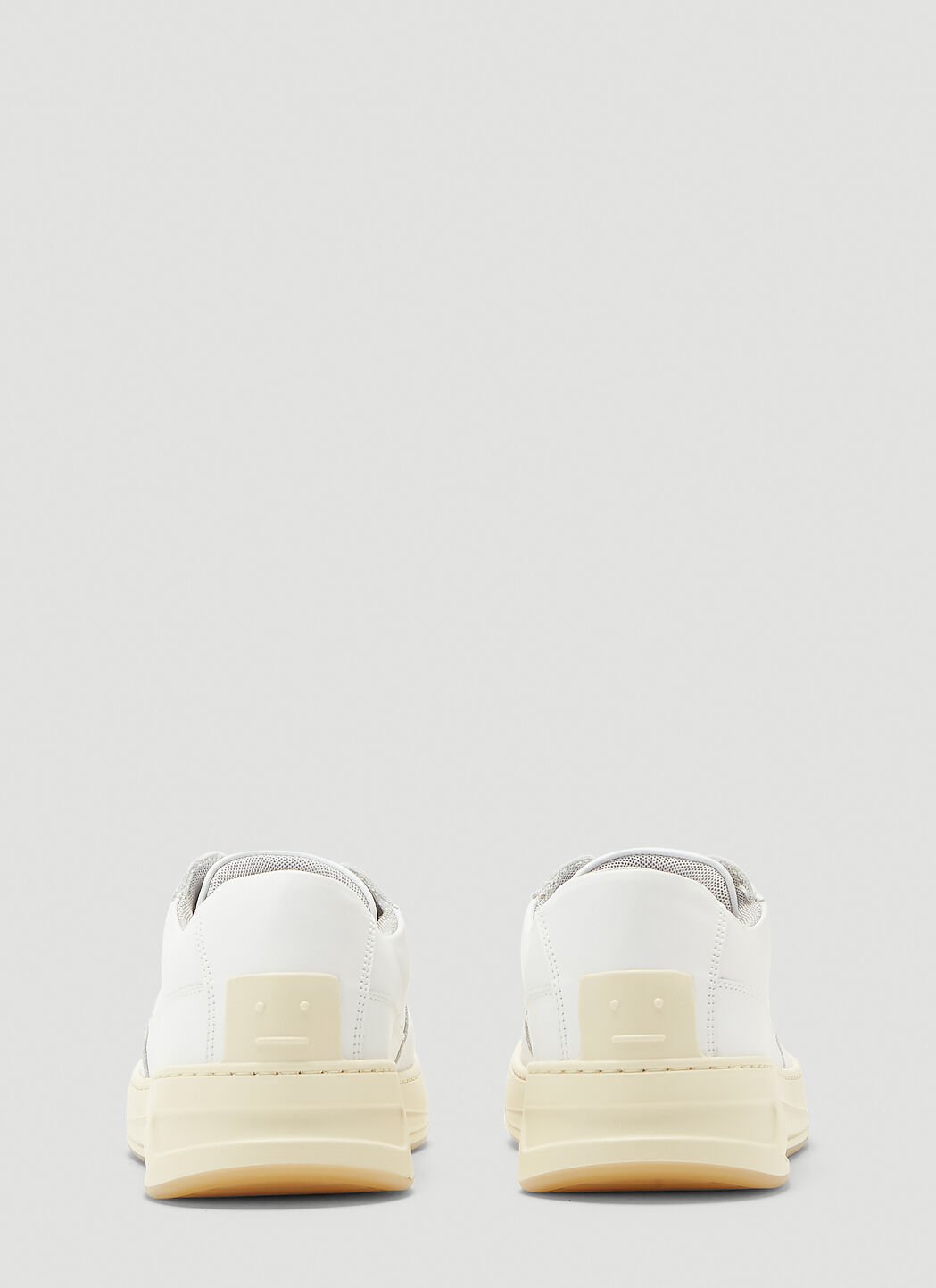 Acne Studios Perey Lace Up Sneakers in White LN CC