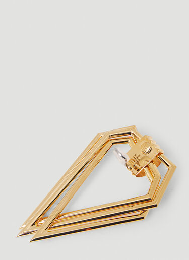 Gucci Multi Triangle Earrings Gold guc0251005