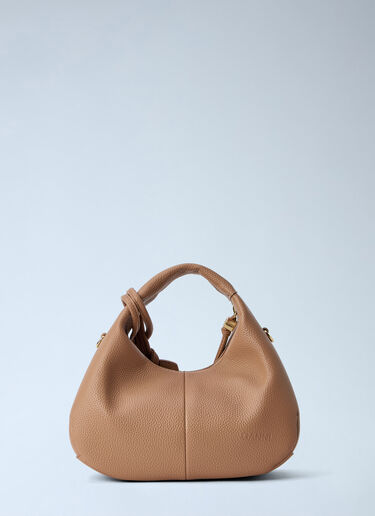 GANNI Hobo Mini Handbag Beige gan0265049