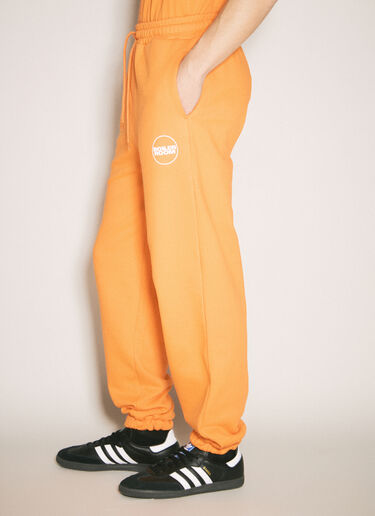 Boiler Room Logo Print Track Pants Orange bor0155006