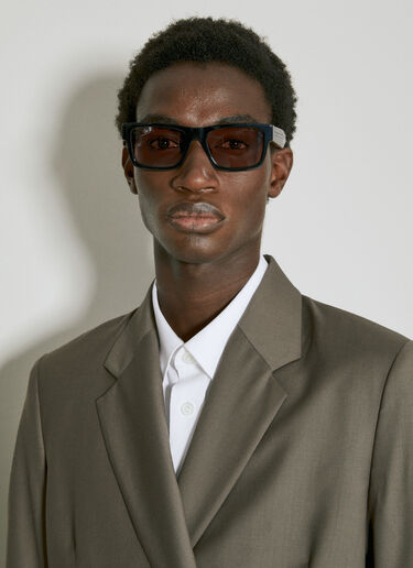 Prada 方框太阳镜 黑色 lpr0353006