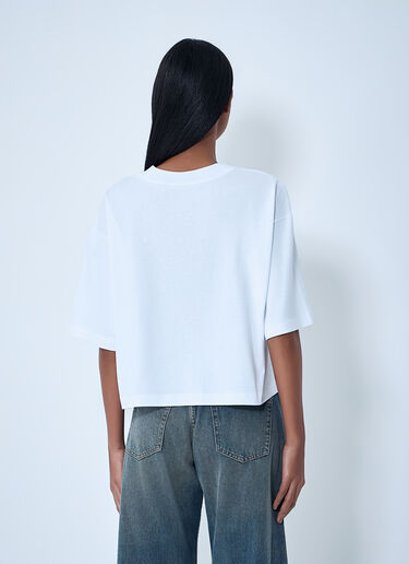 Marni Logo Motif T-Shirt White mni0263011