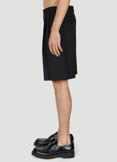 Acne Studios 테일러드 플리츠 쇼츠 블랙 acn0152015
