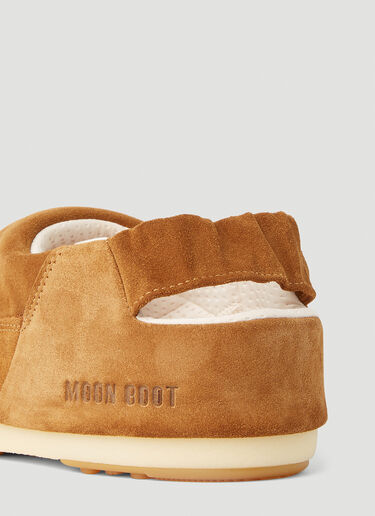 Moon Boot Evolution Suede Flat Shoes Brown mnb0151004