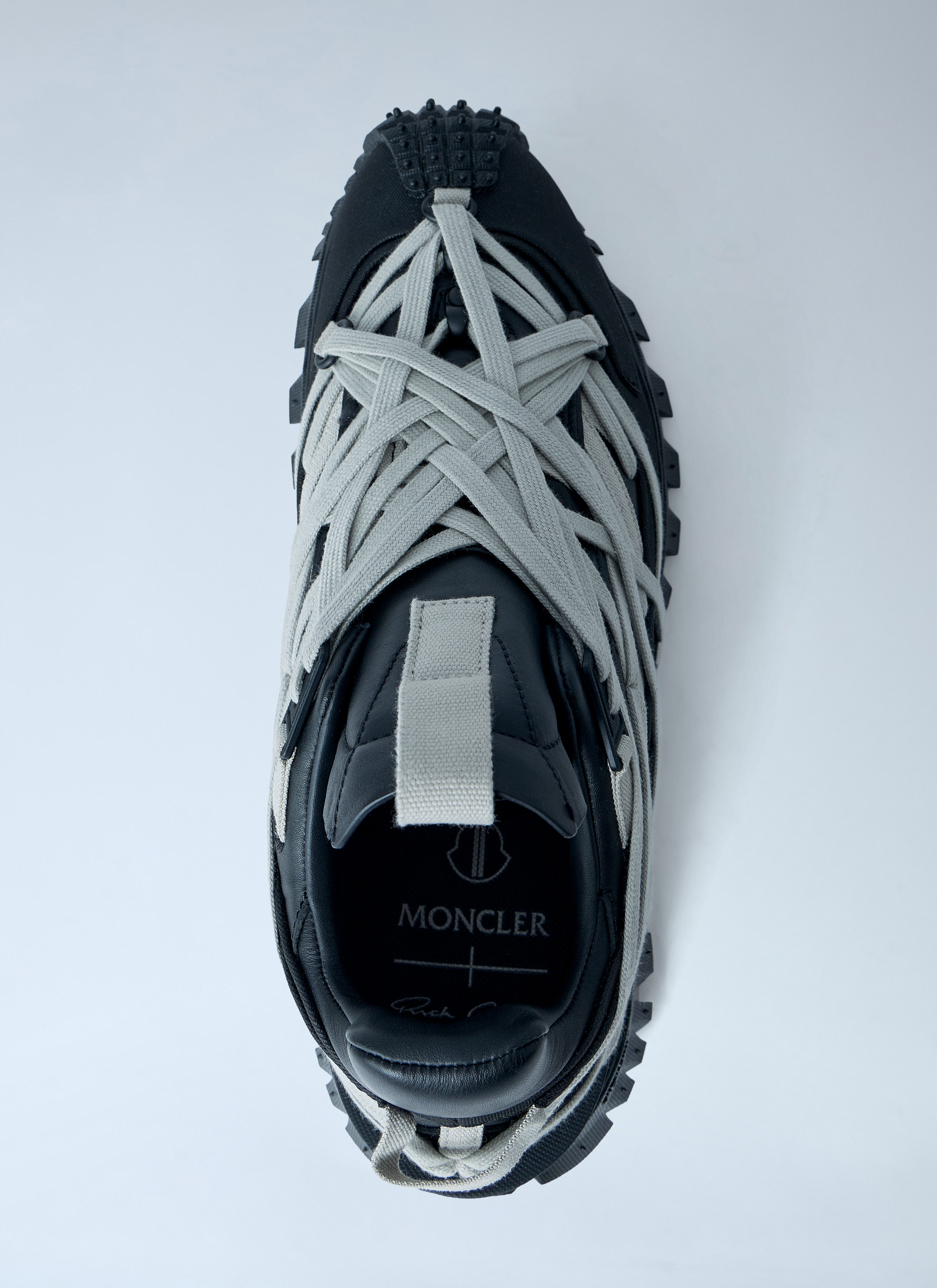 Moncler + Rick Owens Trailgrip Megalace Sneakers in Black | LN-CC®