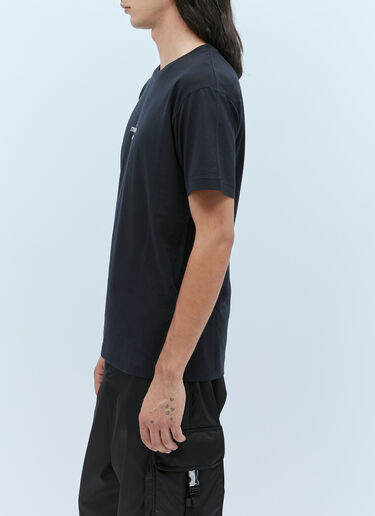 Logo Print T-Shirt Stone Island Logo Print T-Shirt Black sto0154072
