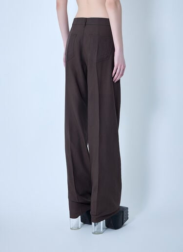Tailored Geth Pants Rick Owens Tailored Geth Pants Dark Brown ric0263030