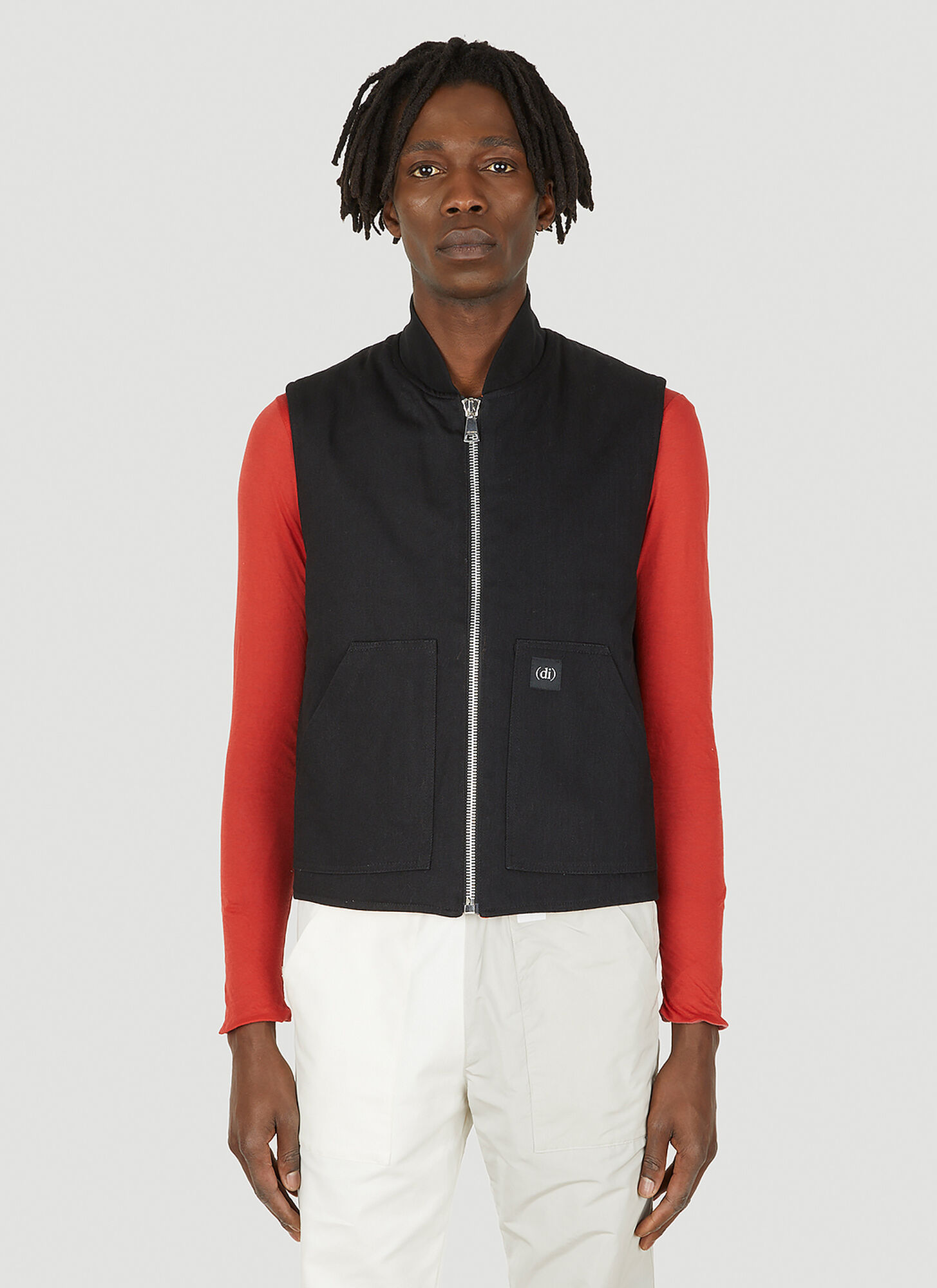 (d)ivision Workwear Denim Waistcoat Jacket