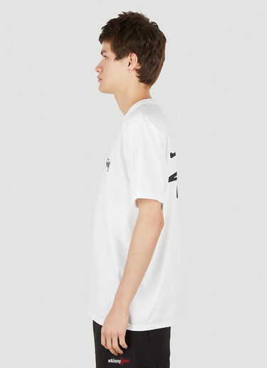 Stüssy Logo Print T-Shirt White sts0152039
