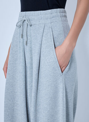LN-CC® - Dries Van Noten: Wide-Leg Drawstring Trousers - Grey Dries Van Noten Wide-Leg Drawstring Trousers Grey dvn0265013