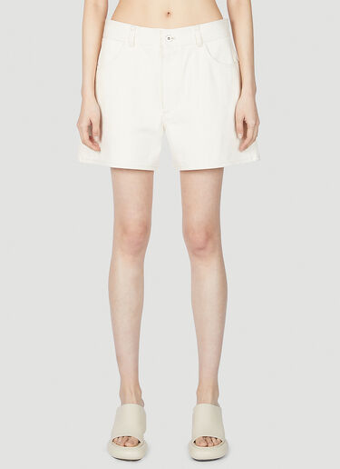 ワークウェアショーツ Jil Sander+ ワークウェアショーツ ホワイト jsp0251011