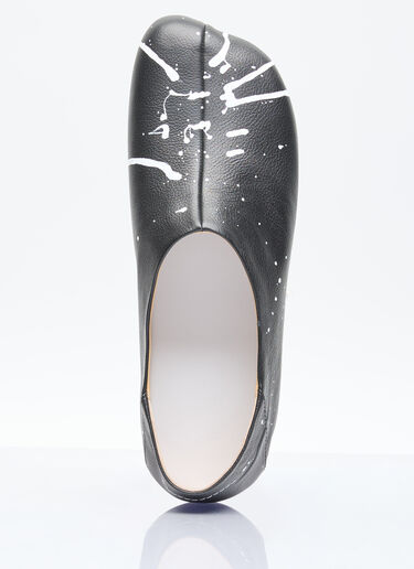 MM6 Maison Margiela 泼漆喷绘无跟女拖鞋 白色 mmm0155017
