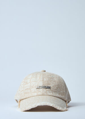 Jacquemus La Casquette Artichaut Baseball Cap White jac0160007