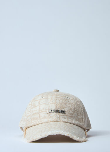 Jacquemus La Casquette Artichaut Baseball Cap Beige jac0160029