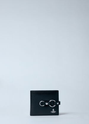 Vivienne Westwood Man. Bondage Bi-Fold Wallet Black vvw0159011