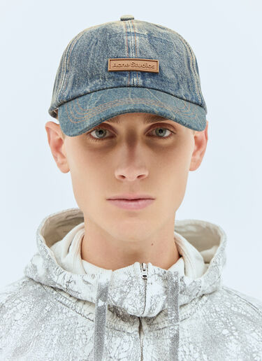 Denim Logo Baseball Cap Acne Studios Denim Logo Baseball Cap Blue acn0157041