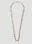 Balenciaga Binary Chain Necklace Silver bal0252104